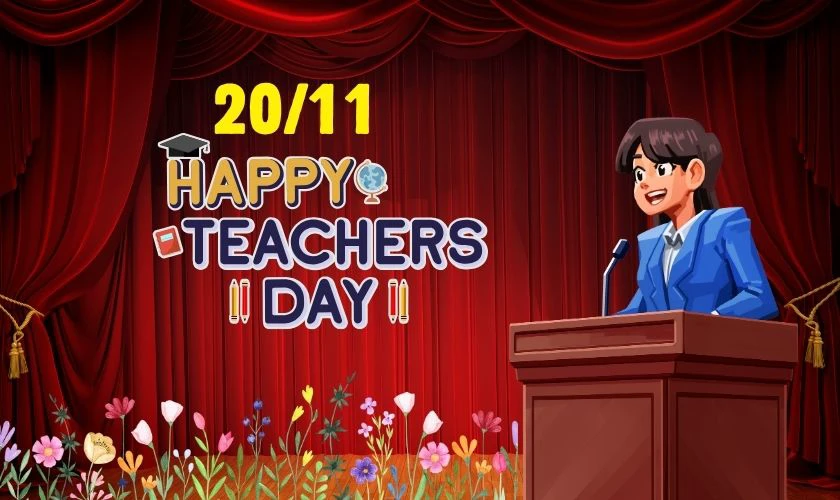 Bài phát biểu 20/11 của học sinh cấp 3