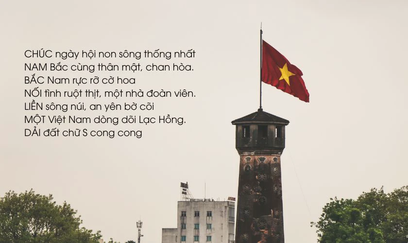 Bài thơ ngắn về ngày 30/4