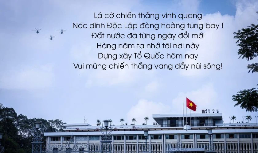 Thơ 30/4 ý nghĩa nhất