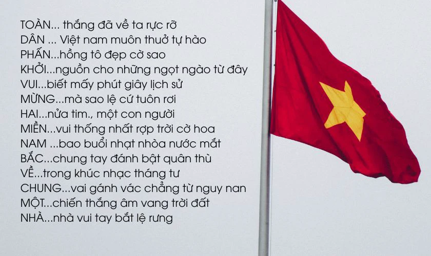 Thơ về nghỉ lễ 30/4 vui nhộn, hài hước