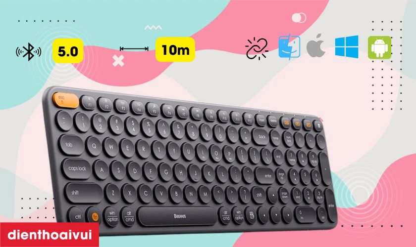 Kết nối Bluetooth ổn định, phạm vi rộng v&agrave; tương th&iacute;ch đa thiết bị