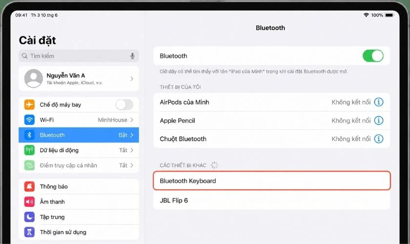 Nguyên nhân khiến bàn phím bluetooth không kết nối được với iPad