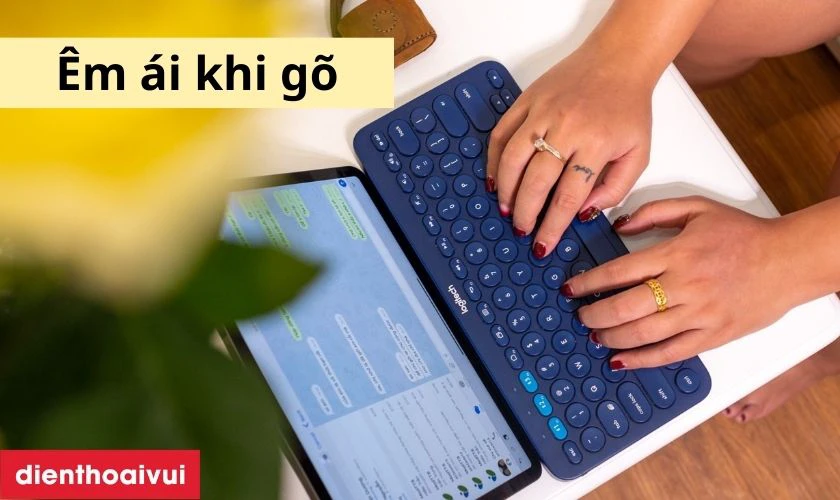 B&agrave;n ph&iacute;m Bluetooth Logitech K380 g&otilde; &ecirc;m &aacute;i