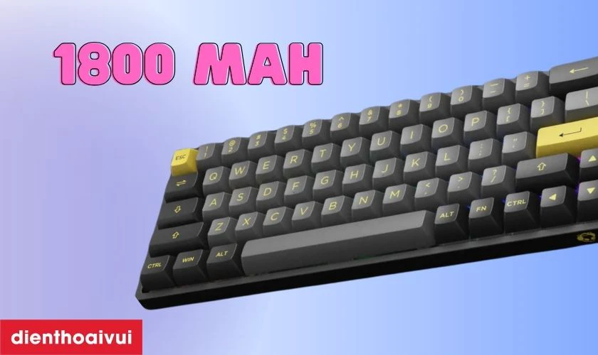 Dung lượng pin 1800 mAh