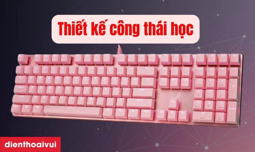 Thiết kế c&ocirc;ng th&aacute;i học, chống nước v&agrave; bụi