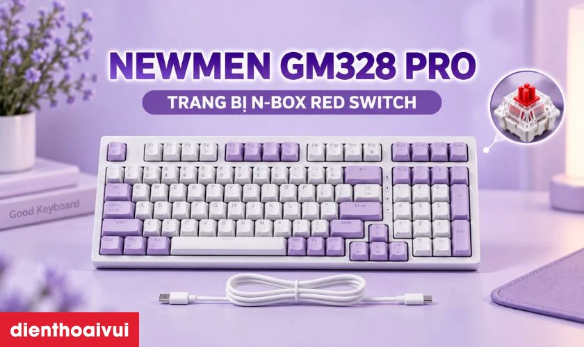 Bàn phím cơ có dây Newmen GM328 Pro có gì nổi bật?
