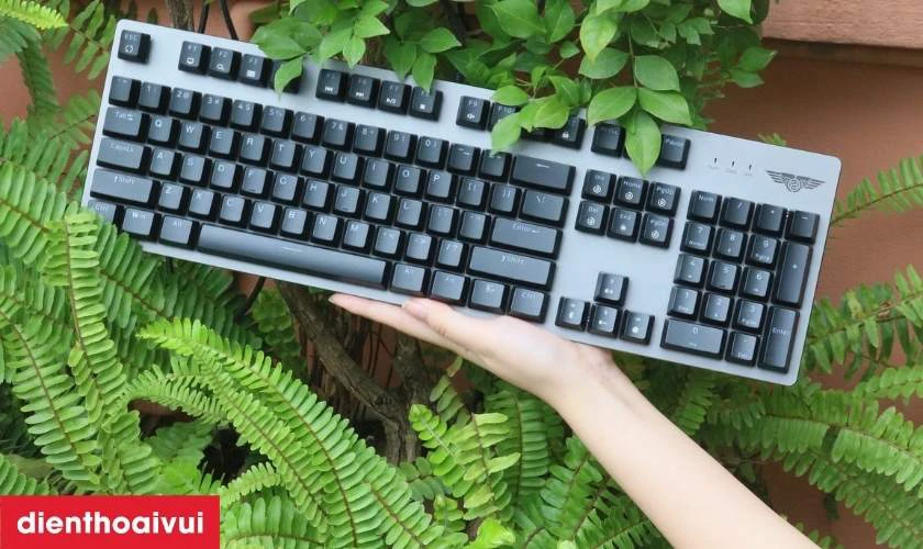 Điểm nhấn của b&agrave;n ph&iacute;m cơ c&oacute; d&acirc;y Newmen GM369