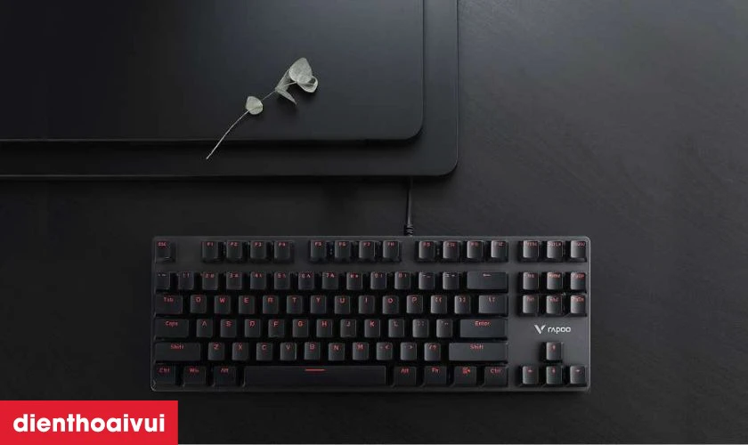 Rapoo V500 Alloy - Bàn phím hiện đại, đem lại cảm giác thoải mái khi gõ