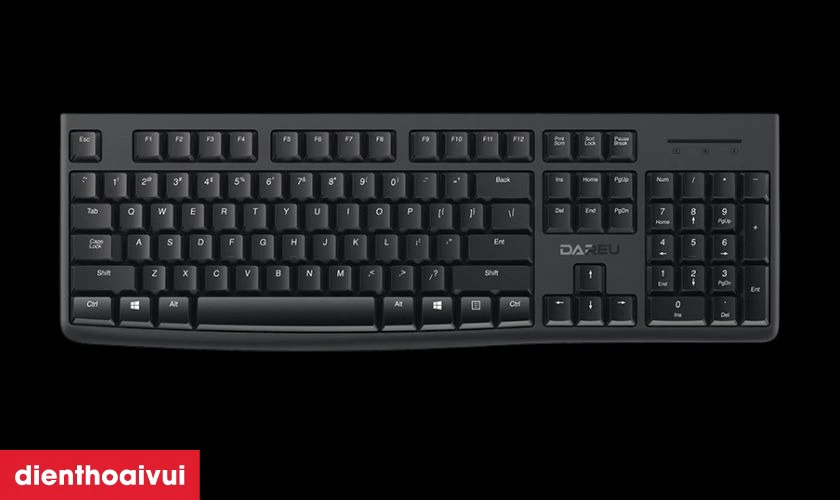 Dareu LK185 - B&agrave;n ph&iacute;m kh&ocirc;ng d&acirc;y quốc d&acirc;n gi&aacute; rẻ hiệu năng tốt