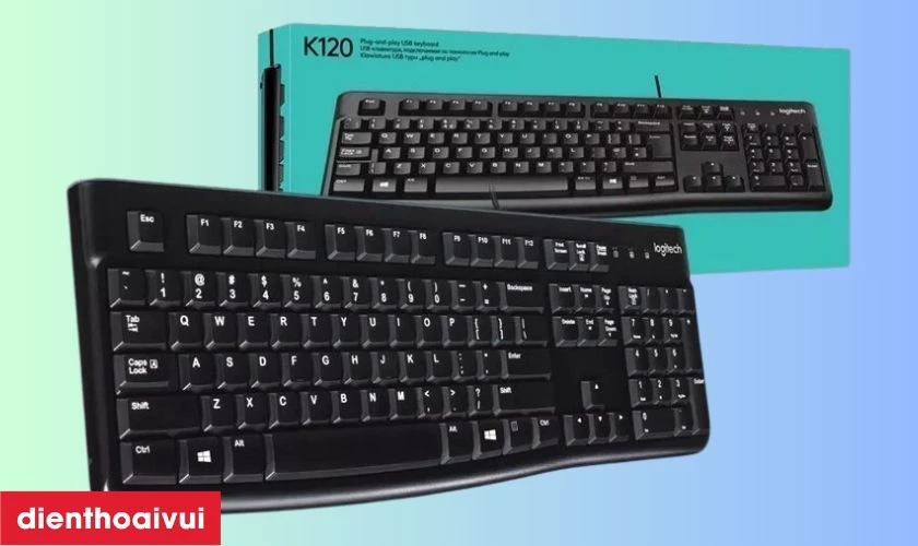 Đặc điểm của bàn phím có dây Logitech K120