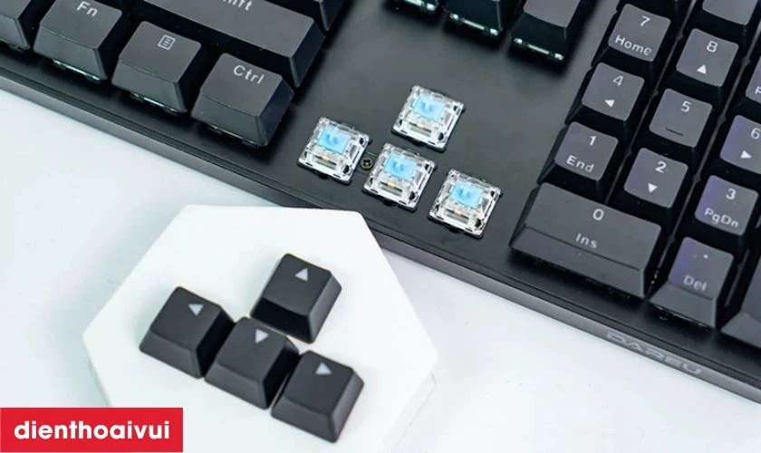 Bàn phím cơ Dareu EK810G sử dụng switch D do chính Dareu thiết kế