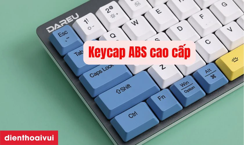 Keycap ABS cao cấp, độ bền cao