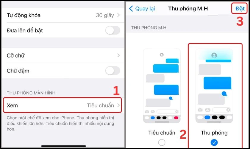 Hướng dẫn các bước cài đặt thu phóng để xử lý lỗi