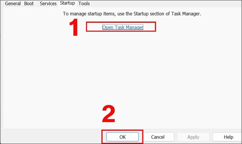 Sử dụng chế độ Clean Boot