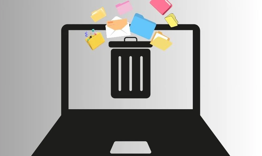 Th&ugrave;ng r&aacute;c chứa qu&aacute; nhiều dữ liệu kh&ocirc;ng cần thiết