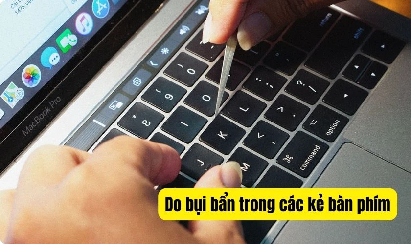 B&agrave;n ph&iacute;m MacBook bị nhảy dấu c&aacute;ch l&agrave; do đ&acirc;u?