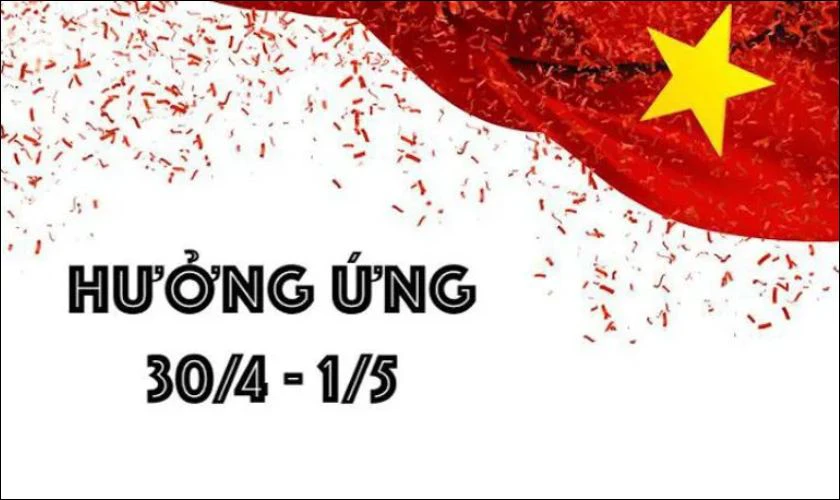 Băng rôn chào mừng 30/4 1/5 miễn phí đẹp nhất