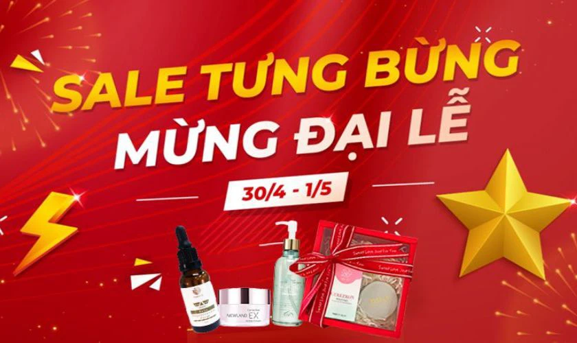 Banner sale 30/4 độc đáo, thu hút, tăng CTR 2025