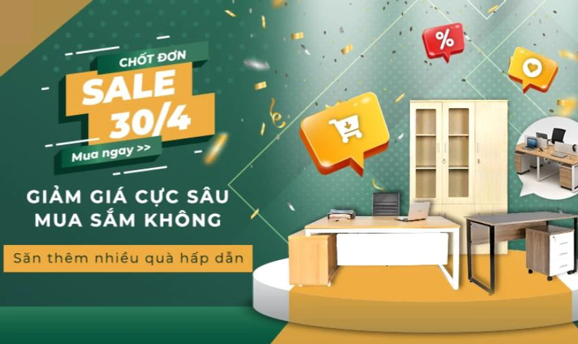 Banner sale 30/4 độc đáo, thu hút, tăng CTR 2025 đặc biệt nhất