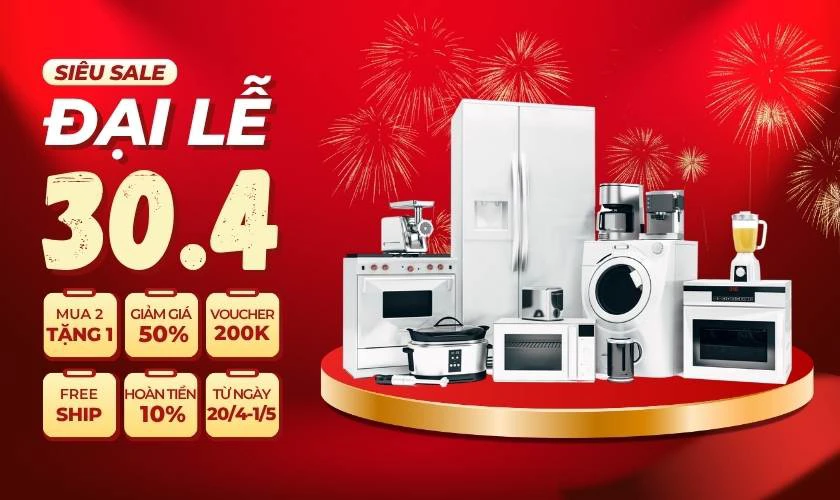 Ấn phẩm truyền thông khuyến mãi thu hút mùa lễ 30/4 và 1/5