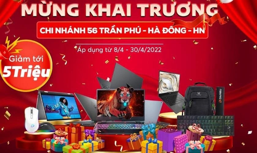 Banner khai trương tưng bừng mới nhất