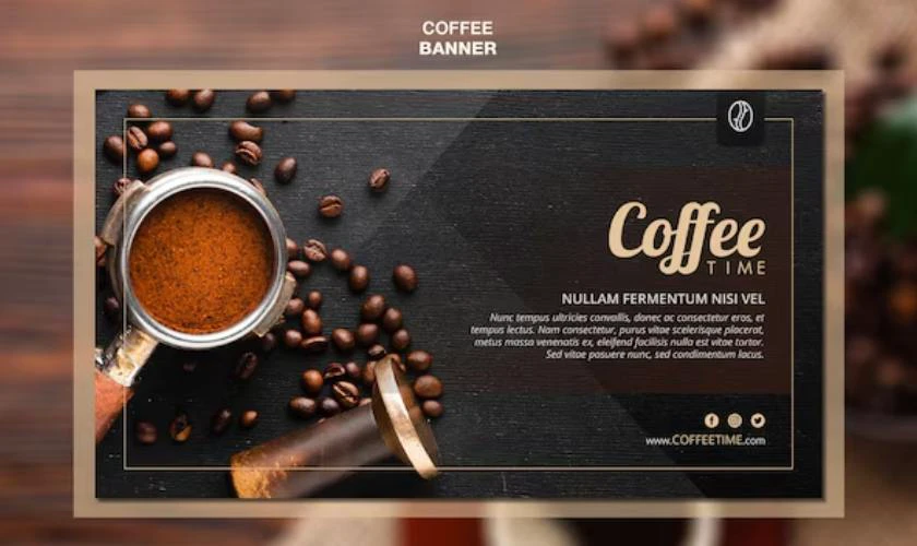 Coffee banner độc đáo mới