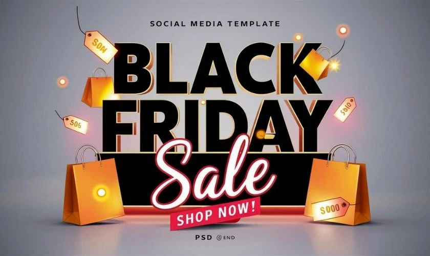 Ảnh banner Black Friday đẹp