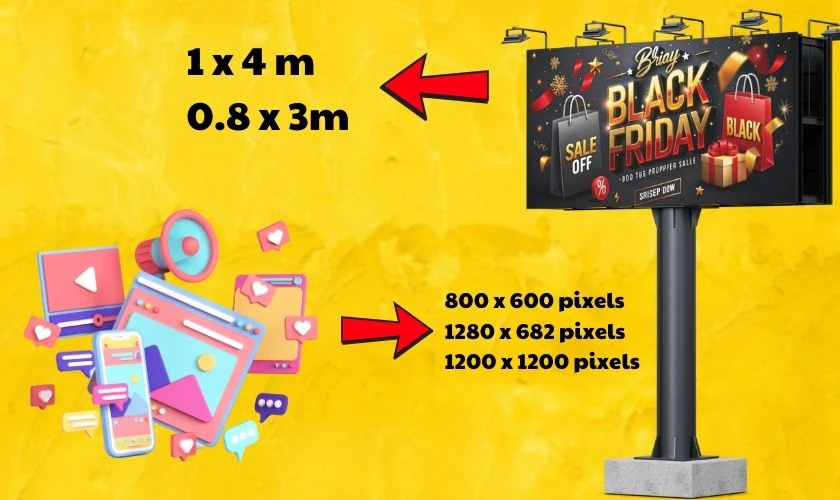 Banner Black Friday c&oacute; k&iacute;ch thước bao nhi&ecirc;u?