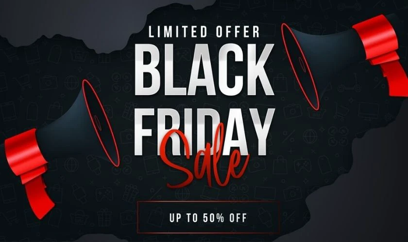 &Aacute;p ph&iacute;ch Black Friday đẹp