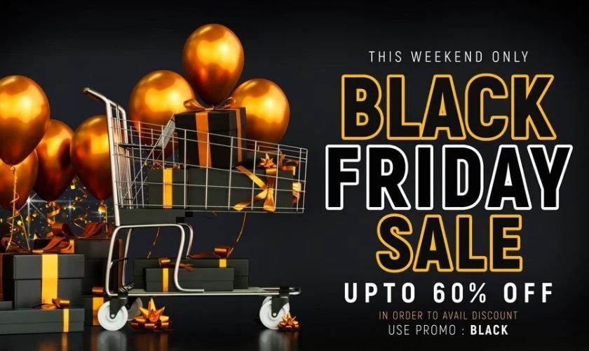 Gợi &yacute; thiết kế &aacute;p ph&iacute;ch Black Friday