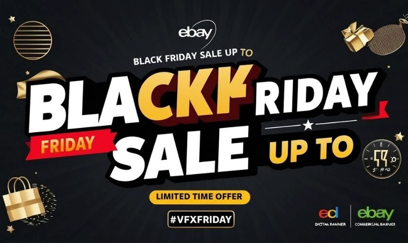 Những mẫu banner Black Friday đẹp