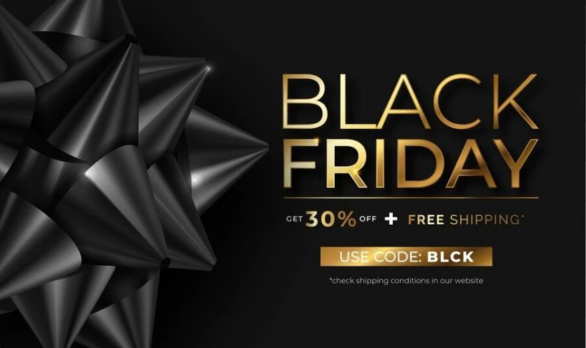 Gợi &yacute; banner Black Friday sale ấn tượng