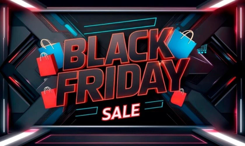 Banner Black Friday ấn tượng sale