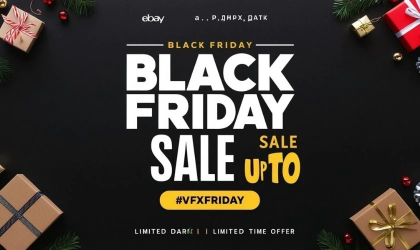 Thiết kế sale Black Friday đẹp, ấn tượng