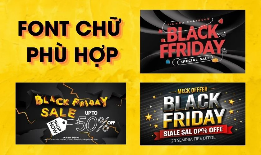 Lưu &yacute; khi thiết kế banner Black Friday