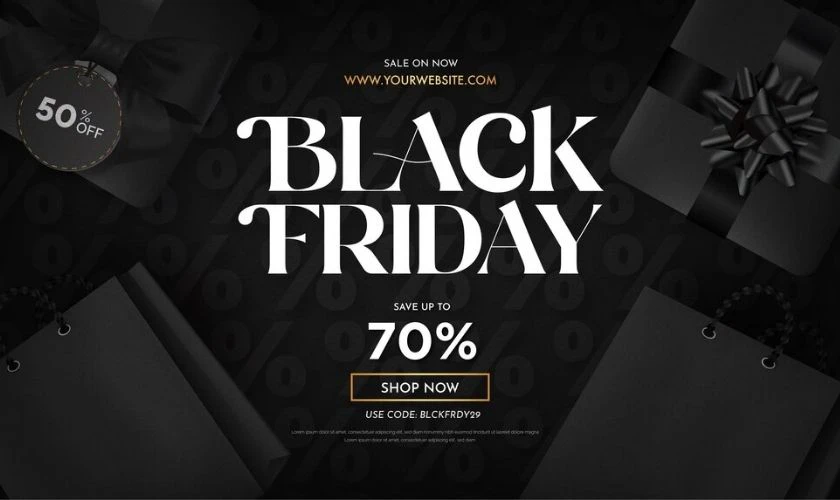 Chủ đề hay cho banner Black Friday