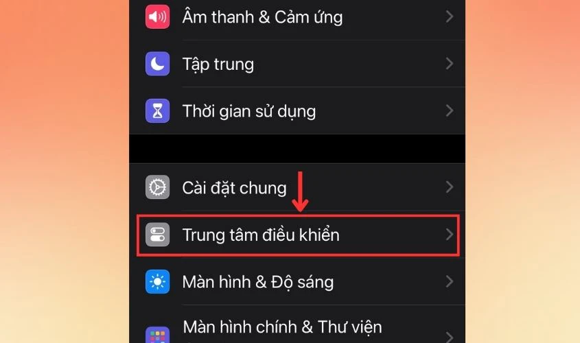 Cách cài báo thức nhanh thông qua Trung tâm điều khiển