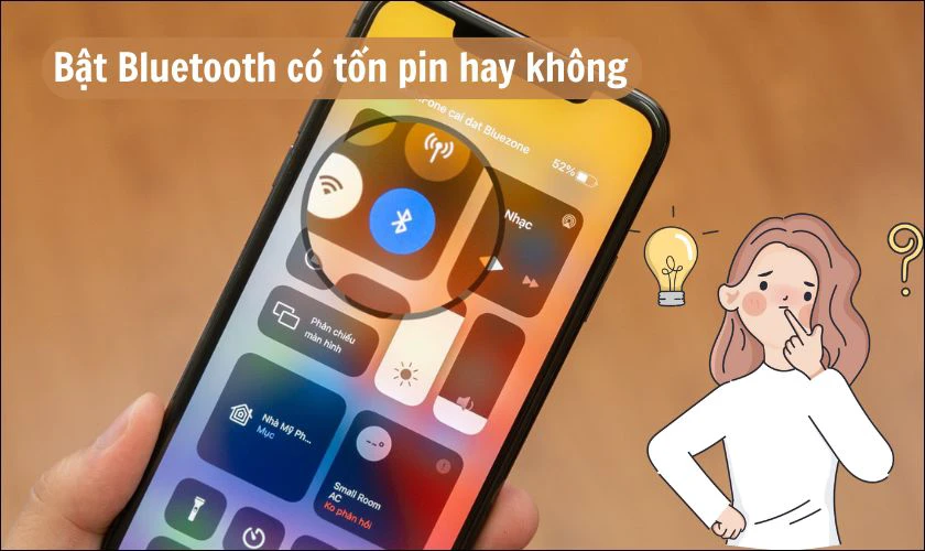 Bật Bluetooth có tốn pin hay không?