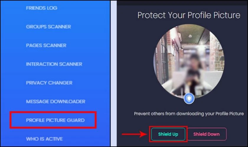 Chọn Profile Picture Guard