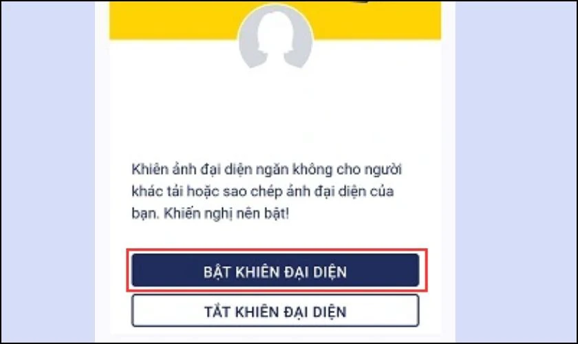 Bật khi&ecirc;n Đại diện