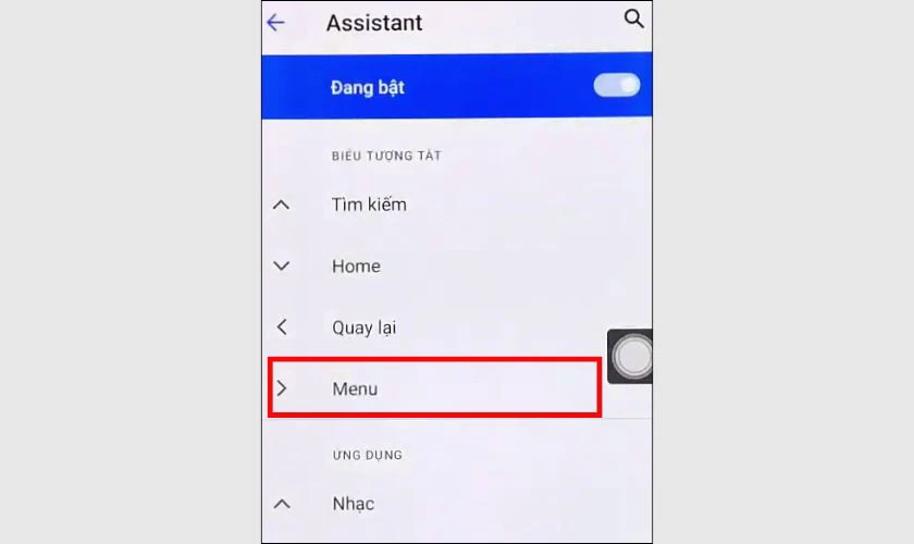 C&aacute;ch thiết lập Menu n&uacute;t Home ảo tr&ecirc;n Realme