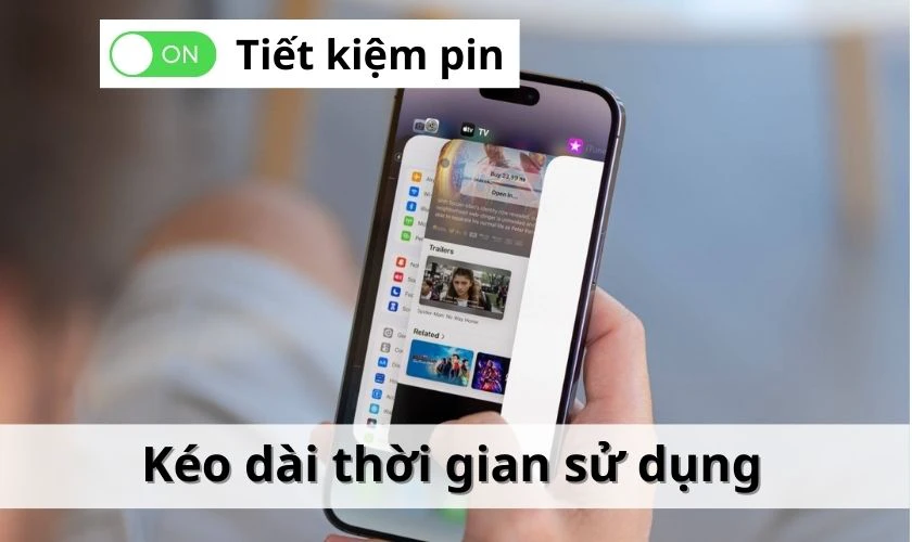 Lợi &iacute;ch khi bật chế độ tiết kiệm pin