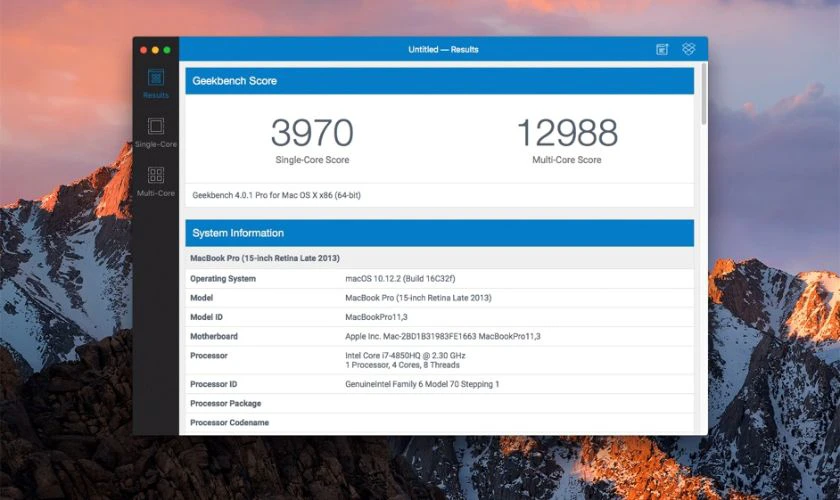 Phần mềm Benchmark CPU
