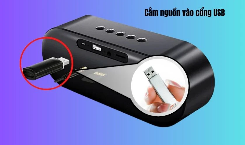 C&aacute;ch biến loa thường th&agrave;nh loa Bluetooth bằng USB Bluetooth nhanh