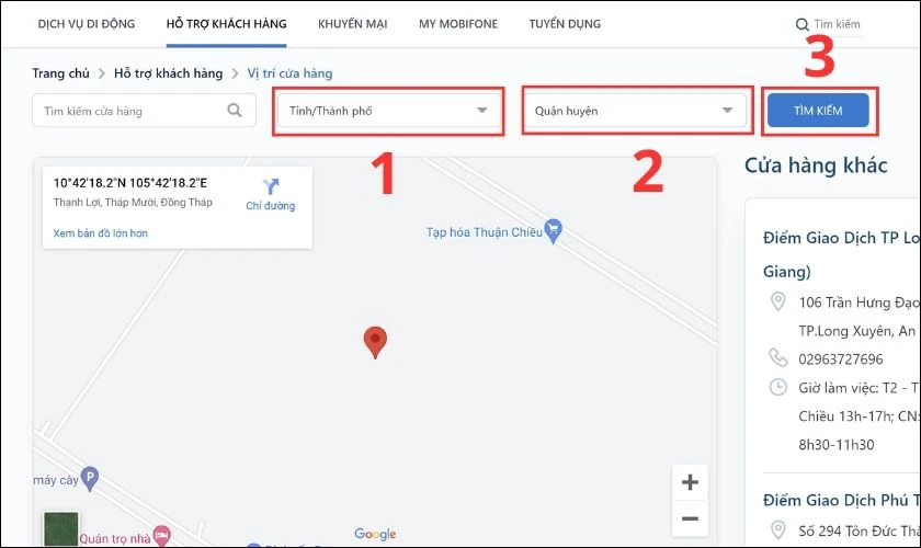 Danh s&aacute;ch c&aacute;c cửa h&agrave;ng MobiFone c&oacute; đầu số 0772 gần nhất cho bạn