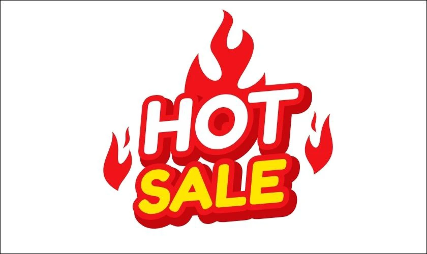 Icon giảm gi&aacute; hot sale ấn tượng
