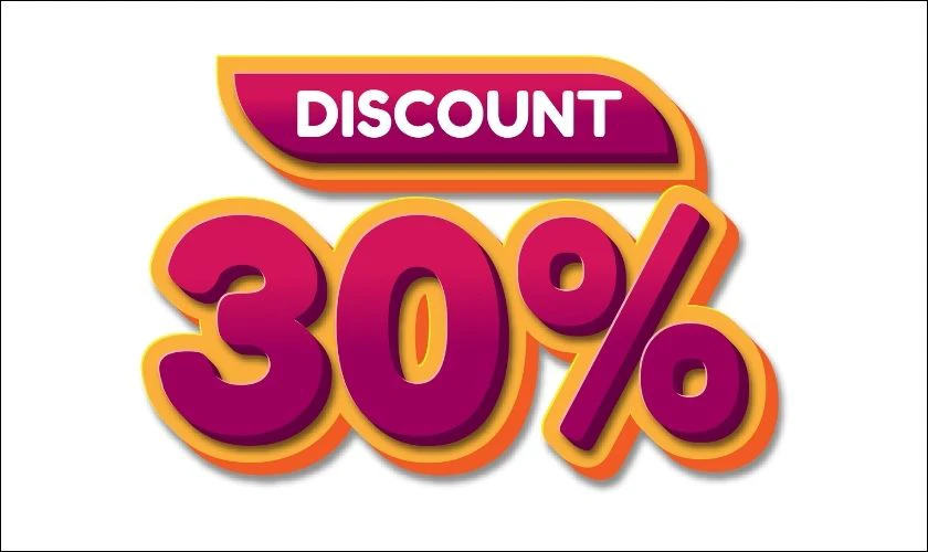 Icon discount 30%