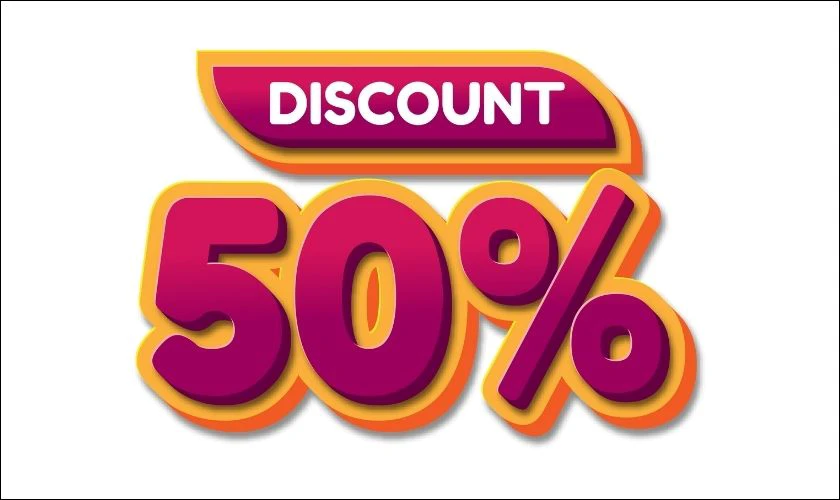 Icon Discount 50%