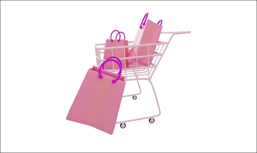 Giỏ h&agrave;ng Black Friday icon đẹp