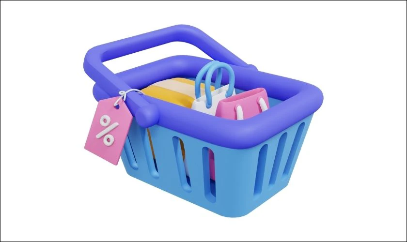 Icon giỏ h&agrave;ng mua sắm ng&agrave;y Black Friday
